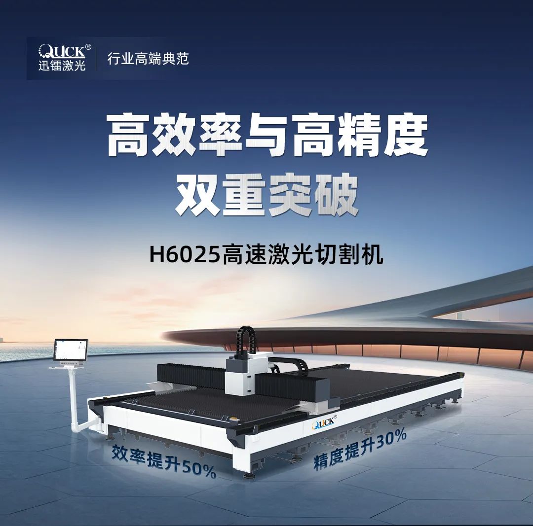 高效率与高精度双重突破——迅镭激光H6025高速激光切割机热销爆款火力全开！(图2)