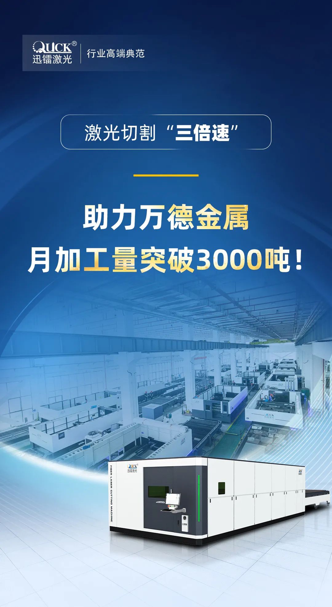 客户案例 | 激光切割“三倍速”，助力万德金属月加工量突破3000吨！(图2)